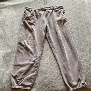north face mens xxl dark grey sweat pants